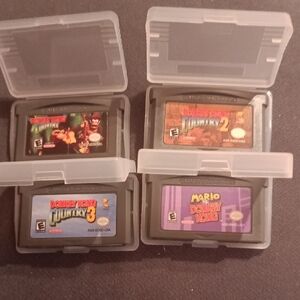 4 Games Donkey kong GBA